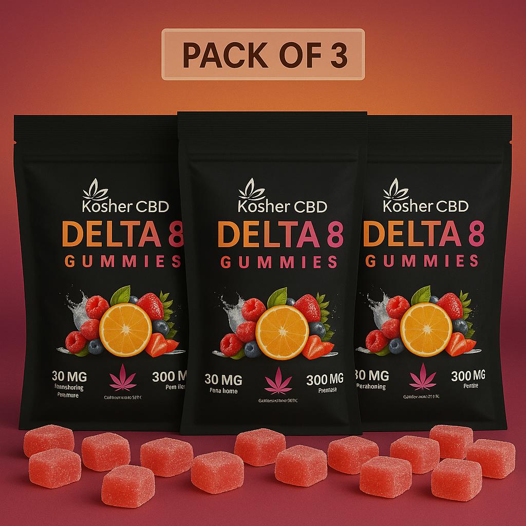 DELTA 8 GUMMIES (3 Pack)