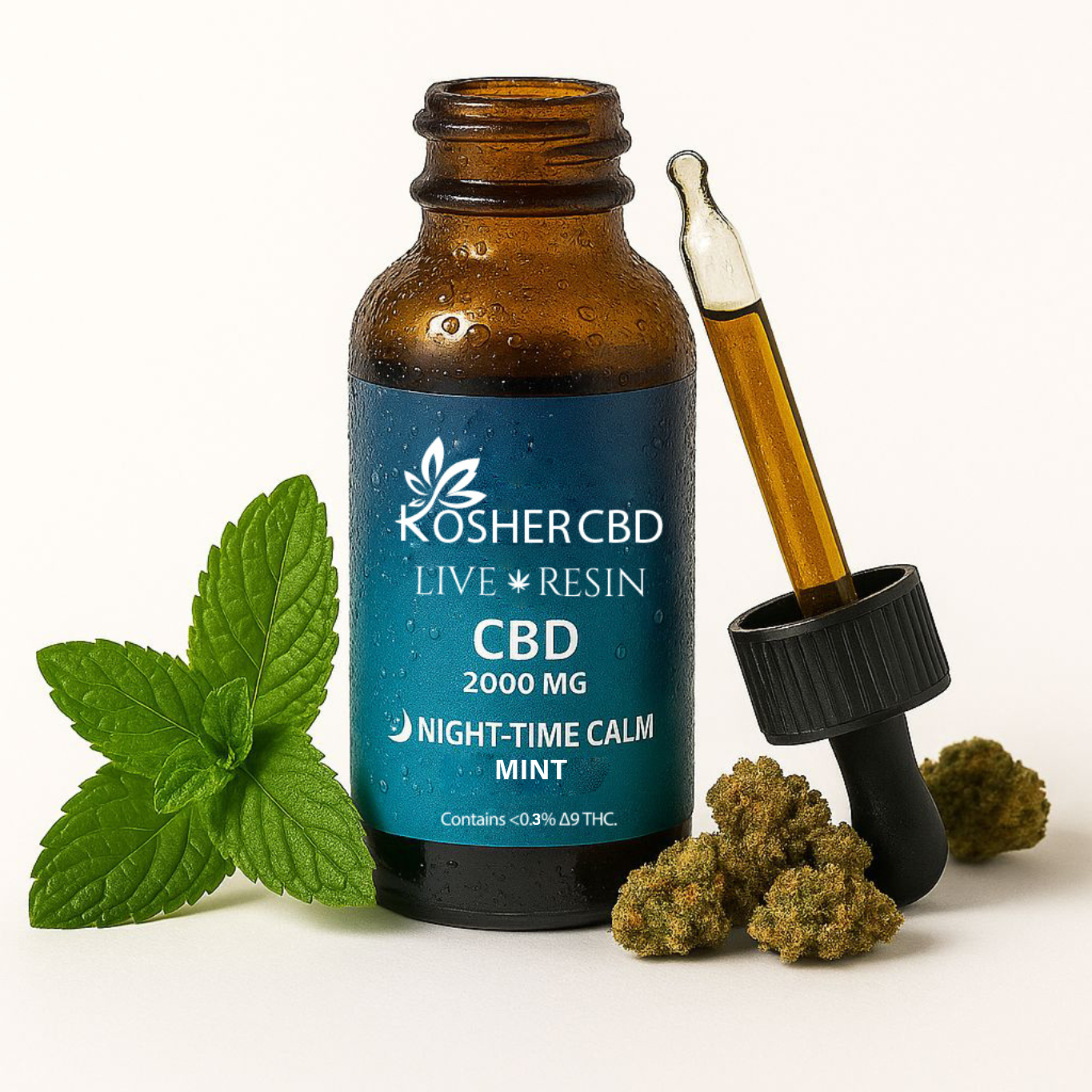 LIVE RESIN CBD NIGHT OIL MINT 2000MG