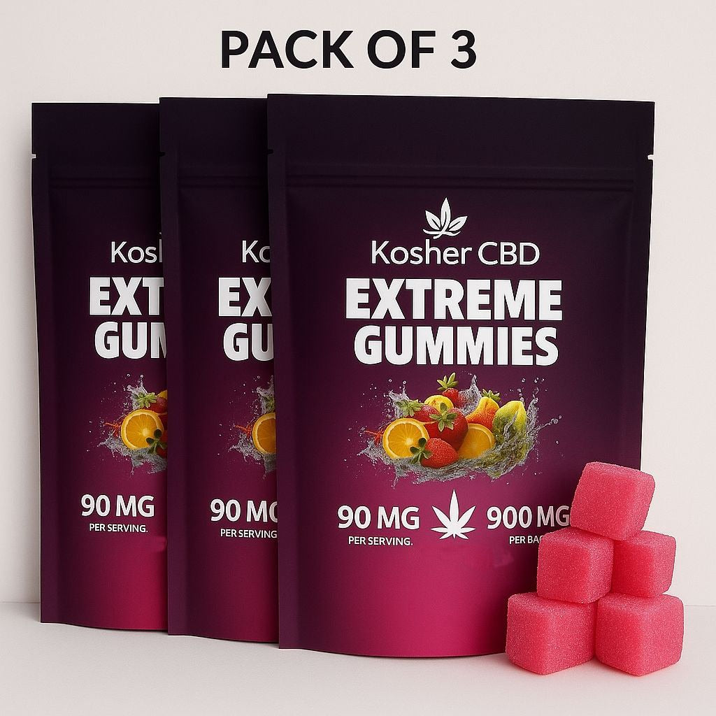 CBD GUMMIES 900MG (3 Pack) VEGAN