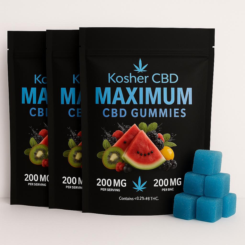 CBD GUMMIES 2000 MG (3 Pack) VEGAN