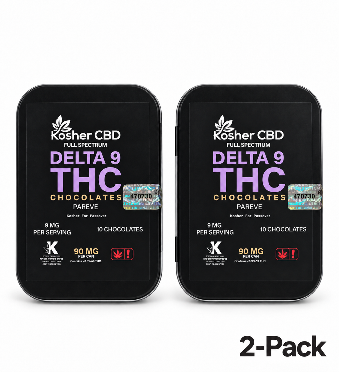 DELTA 9 CHOCOLATE - 2 PACK