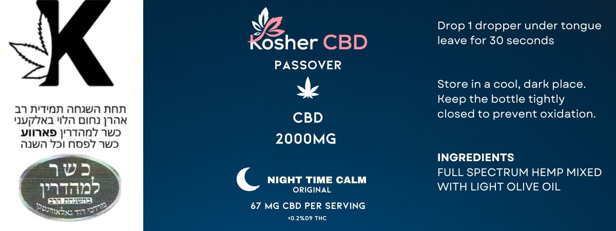 (Preorder) PASSOVER  CBD COMBO OIL