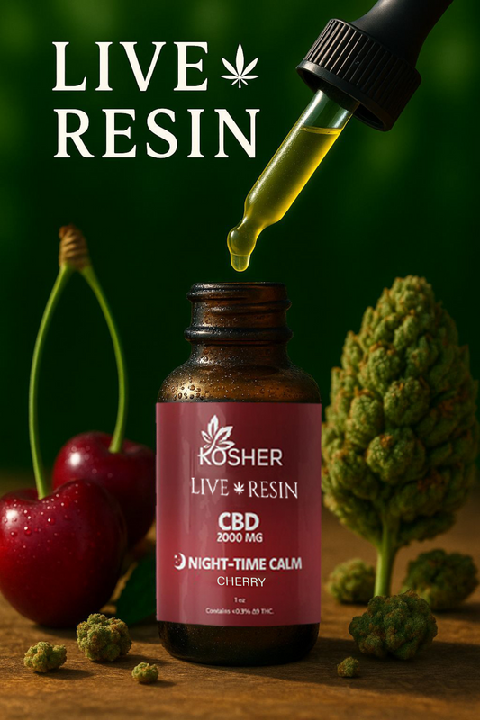 LIVE RESIN CBD NIGHT OIL CHERRY 2000MG