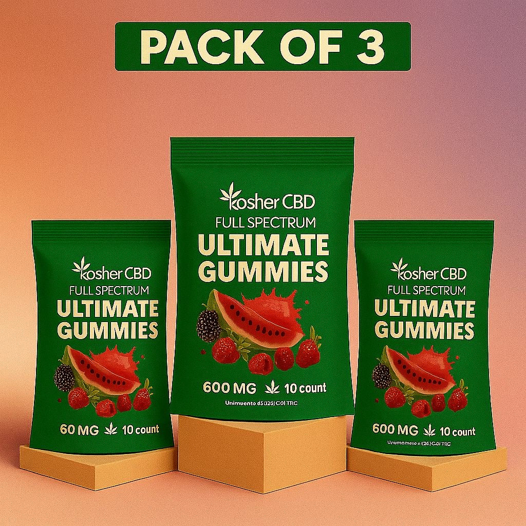 600mg CBD Gummies (3 Pack) VEGAN