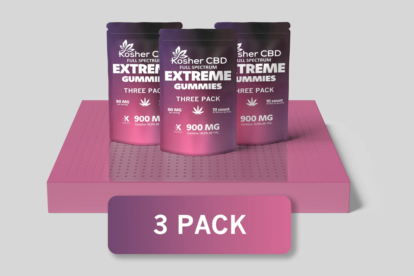 CBD Extreme GUMMIES 900MG (Pack of 3)