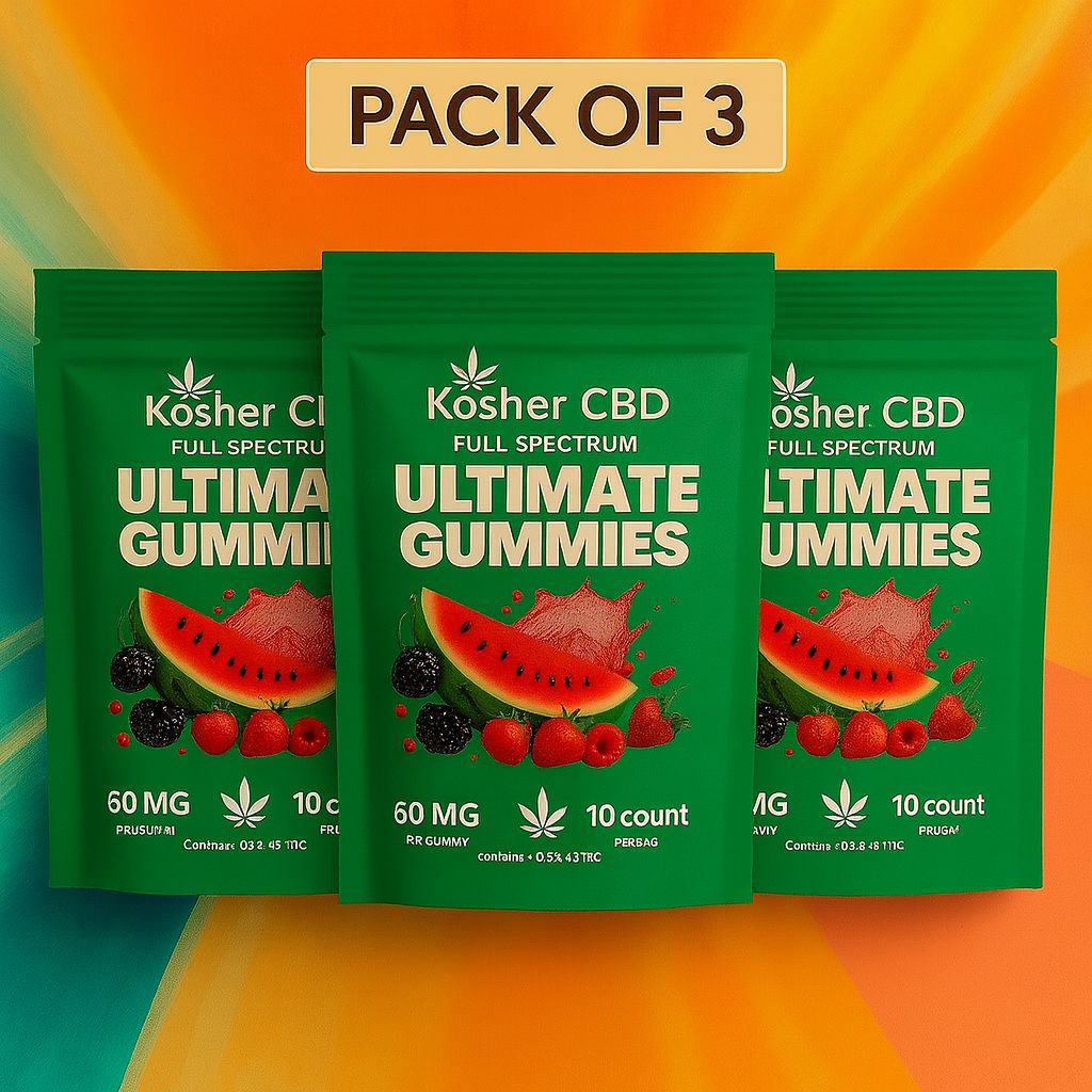 600mg CBD Gummies (3 Pack) VEGAN