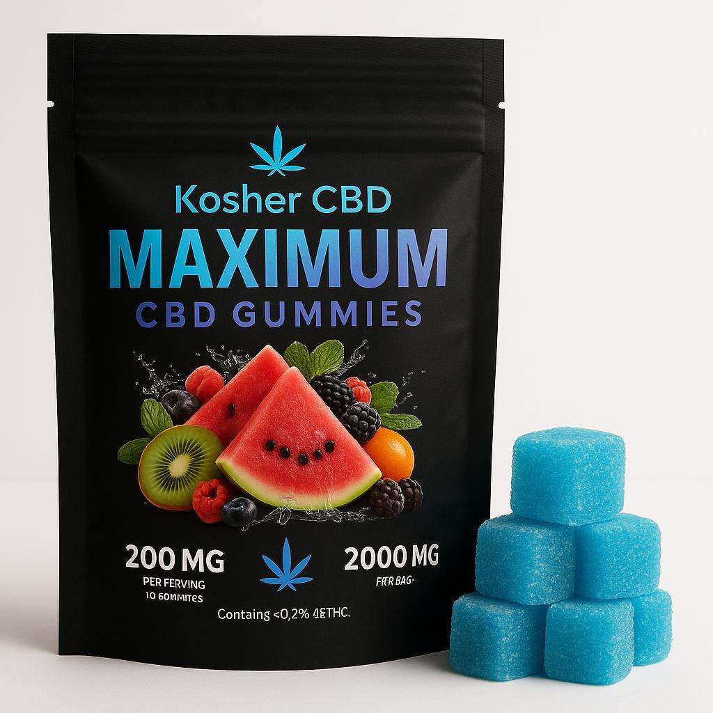 CBD GUMMIES 2000 MG VEGAN