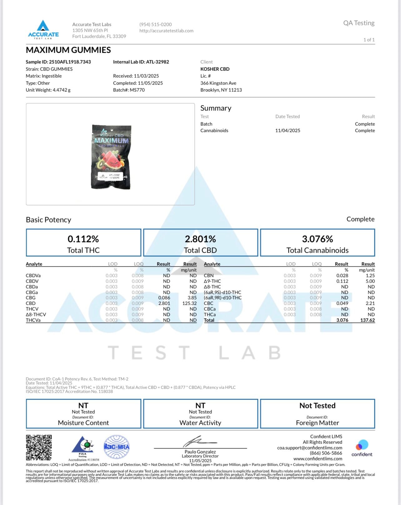 CBD GUMMIES 2000 MG VEGAN