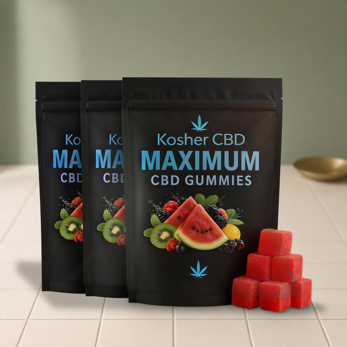 CBD GUMMIES 2000 MG (3 Pack) VEGAN